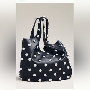 The Sonia Medium Slouchy Studded Tote Bag